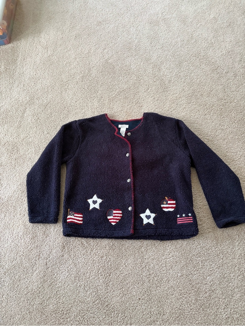 Christopher & Banks women’s red white and blue jacket